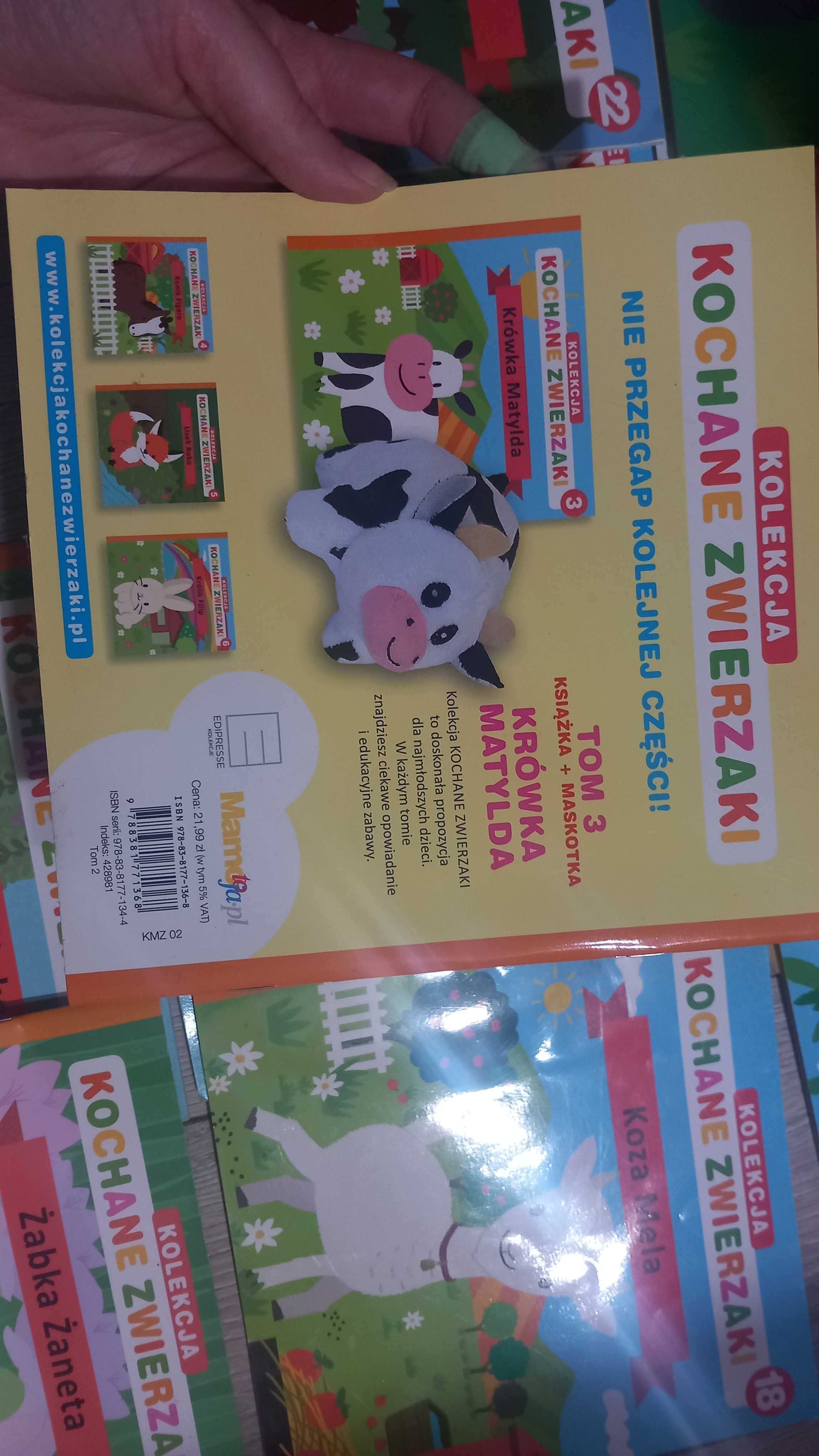 Książki dla dzieci kolekcja maluszka kochane zwierzaki