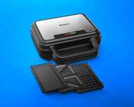 ELEKTRYCZNY Opiekacz Tefal 3w1 700W Gofrownica Panini Kompaktowy MOCNY