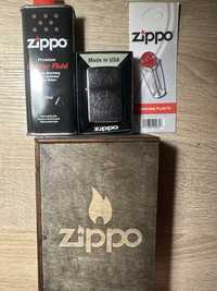 Запальничка ZIPPO( +кремні, бензин та подарункова коробка)