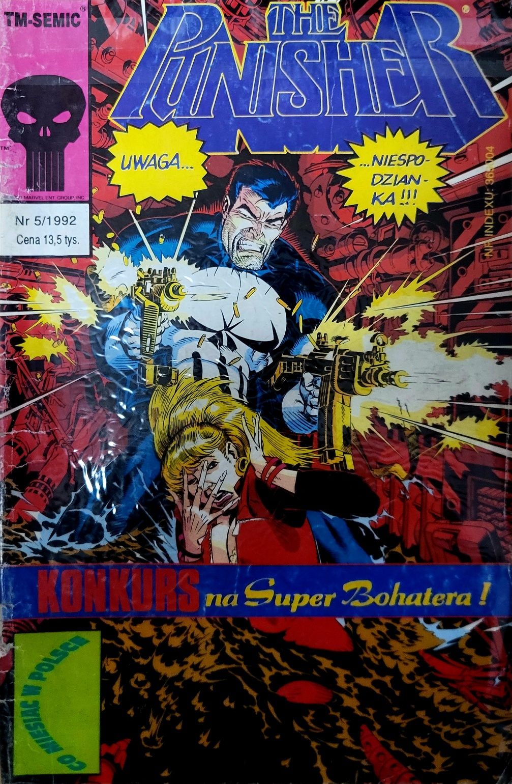 Komiks The Punisher Pogromca 5/1992  db+