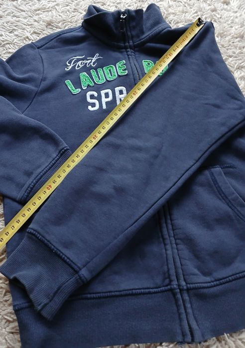 Bluza dresowa 140 Benetton na 8-9 lat stójka rozpinana do szkoły