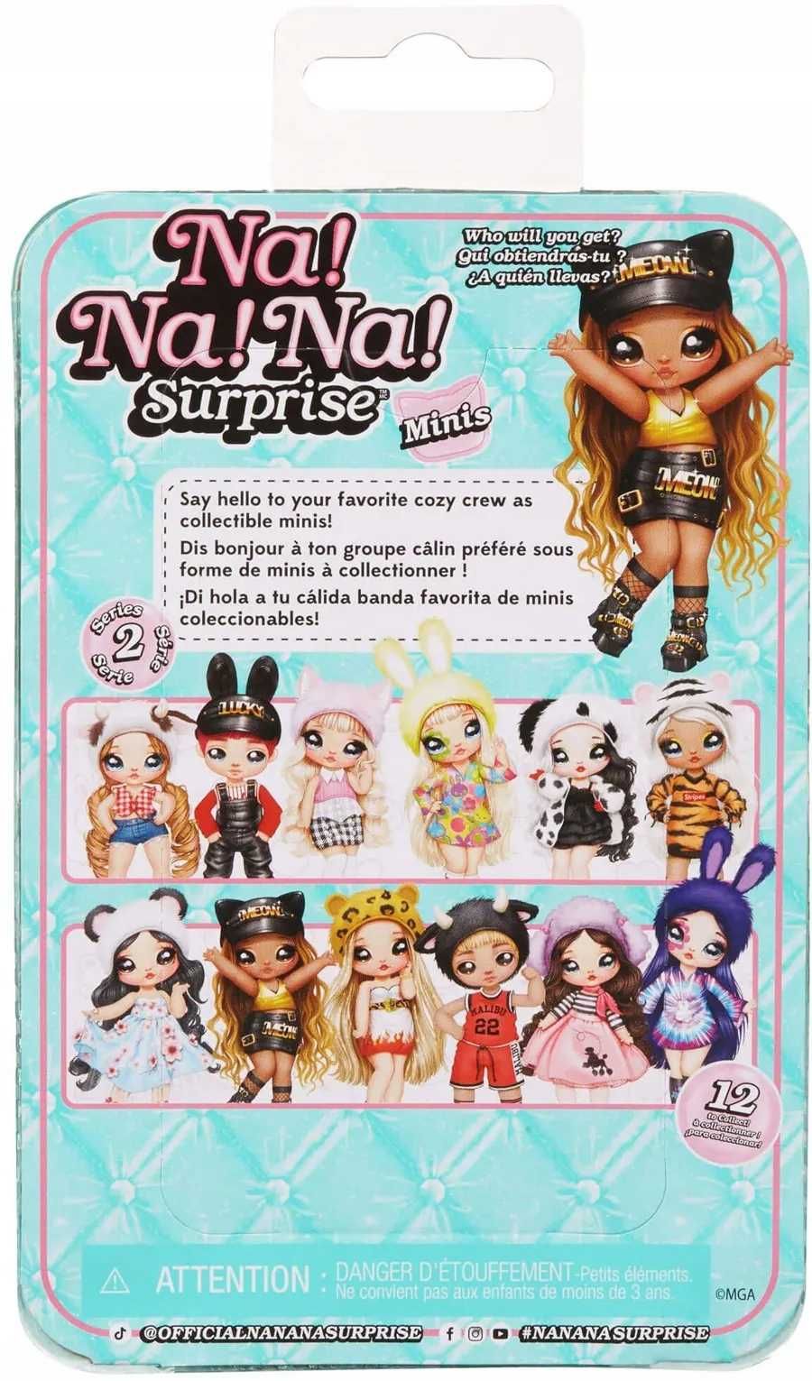 NaNaNa Surprise Minis Laleczka 10cm Seria 2