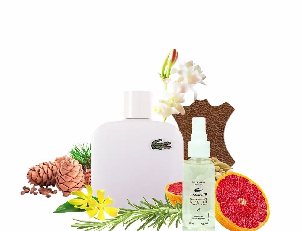 Чоловічий парфюм Eau De Lacoste L. 12.12 Blanc 68 мл