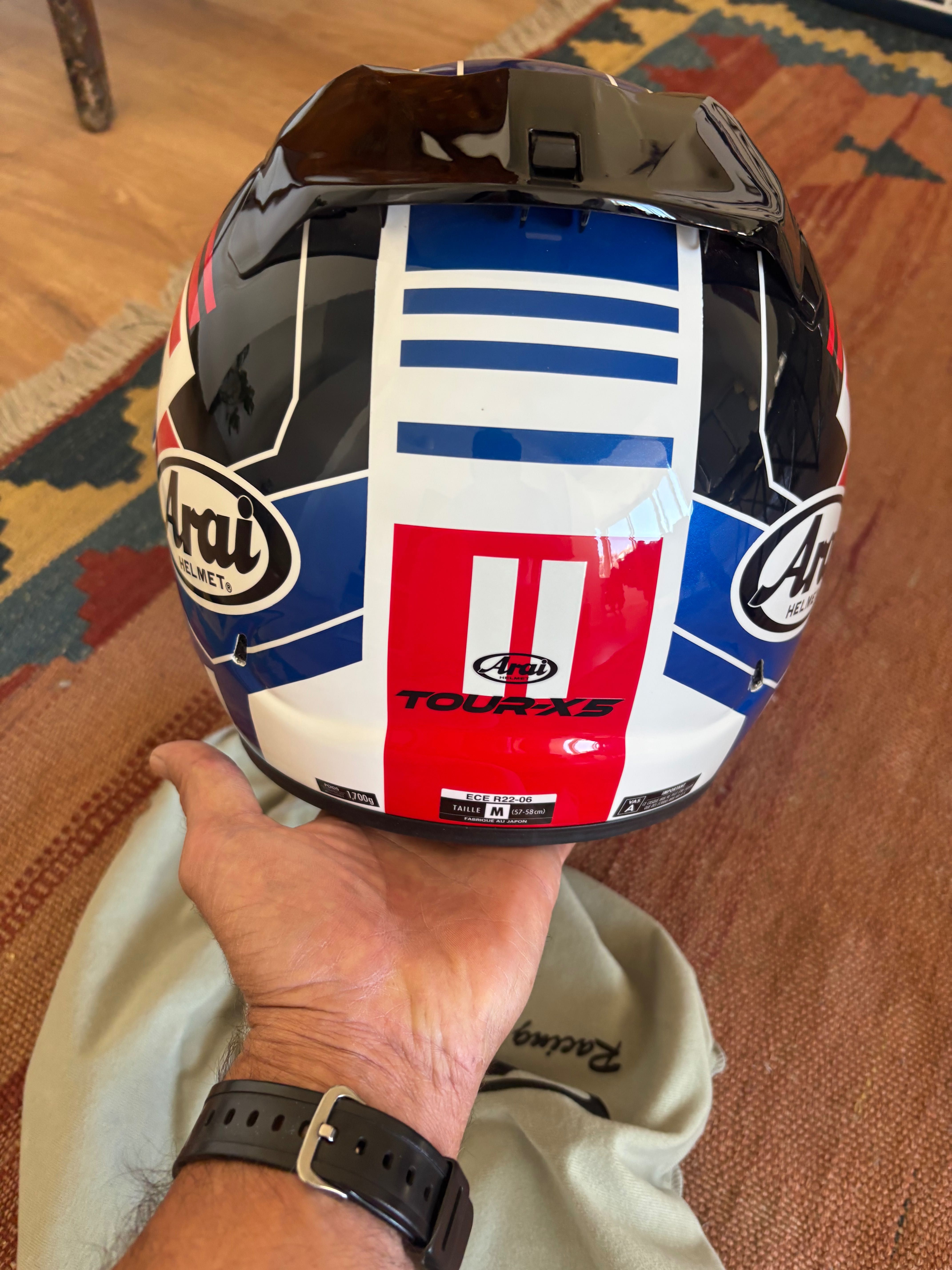 Arai tour x5 trail blue t. M