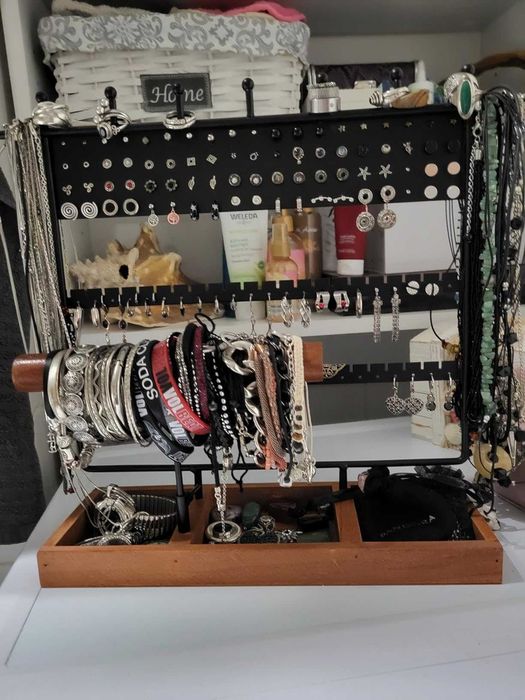 Stojak organizer ekspozytor na biżuterię PREZENT kolczyki