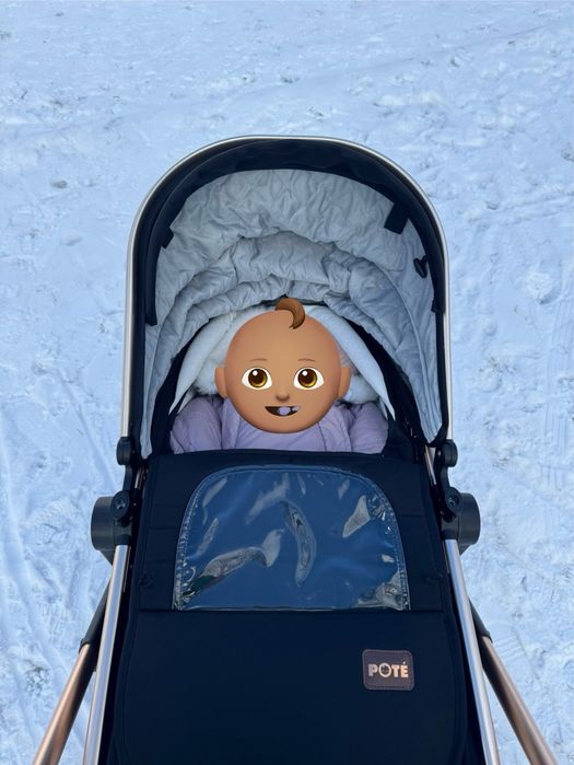 Візочок , коляска 2 в 1 .  Pote . Теплий конверт в подарунок