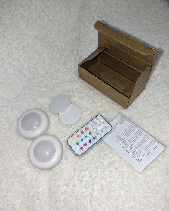 Lampki Led RGBW na pilota samoprzylepne 2 sztuki Bambu Lab