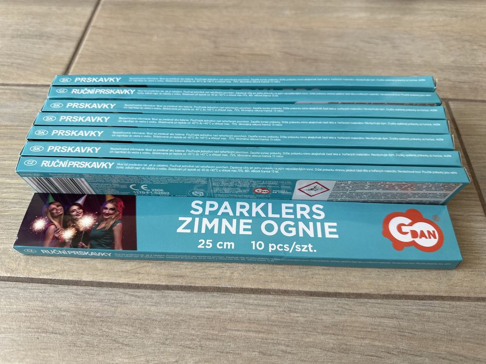 Zimne ognie 25cm 80sztuk