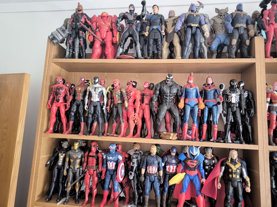 Bonecos de 30cm da Marvel, DC e Star Wars - Individual