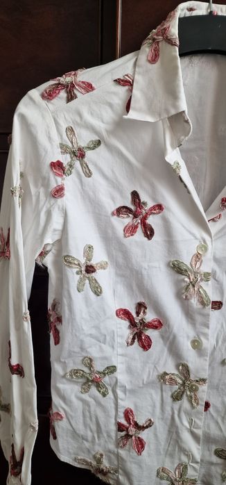 Camisa bordada  Italiana