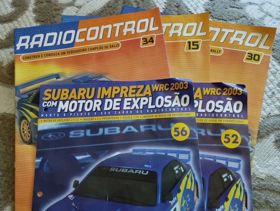 Peças Altaya Subaru Impreza - Inclui 4 Pneus e 2 Motores