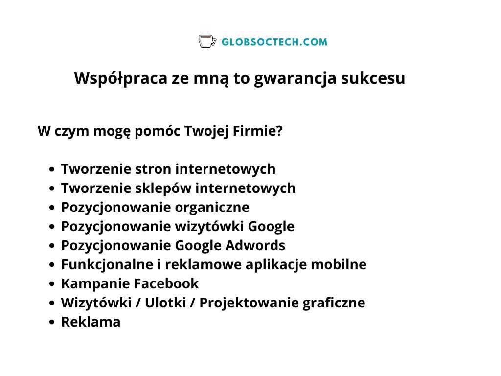 Pozycjonowanie wizytówki Google | Pozycjonowanie | tworzenie stron