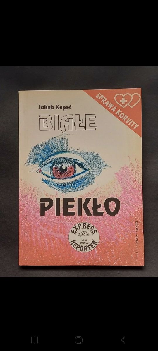 Książka Białe Piekło 1995 rok