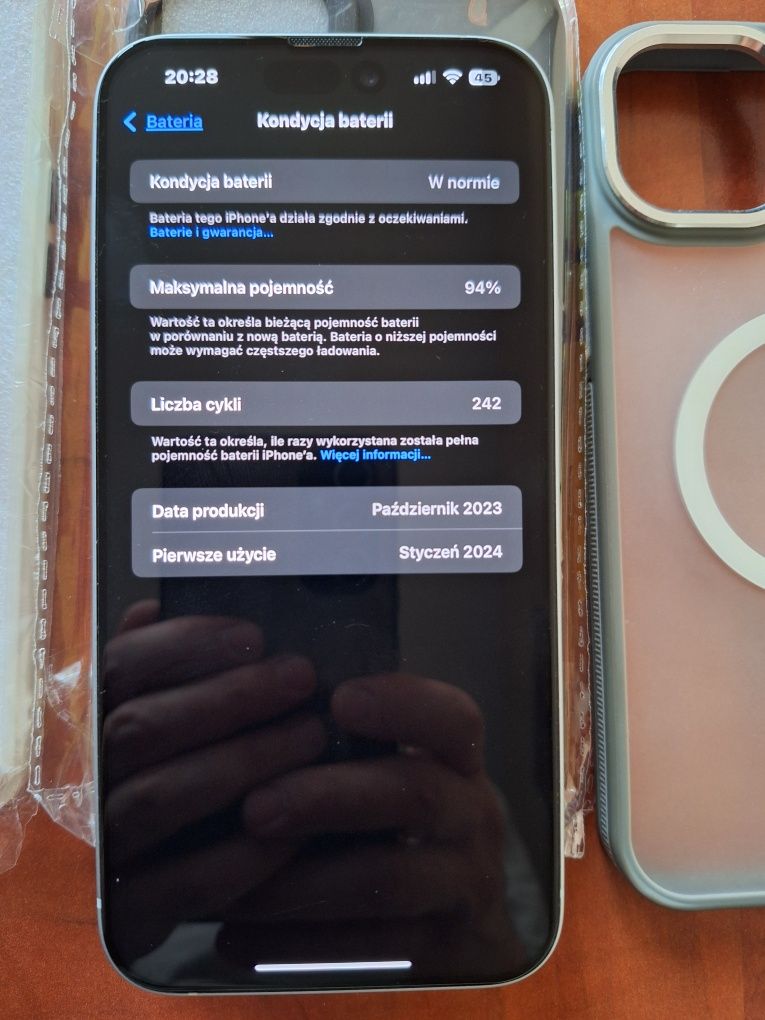IPhone 15 Plus niebieski w idealnym stanie