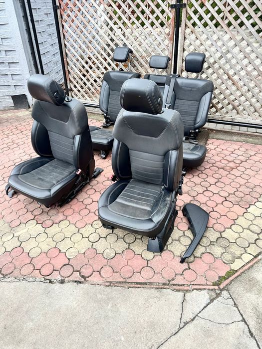 Fotele Kanapa Pół skóra Alcantara Mercedes ML W166