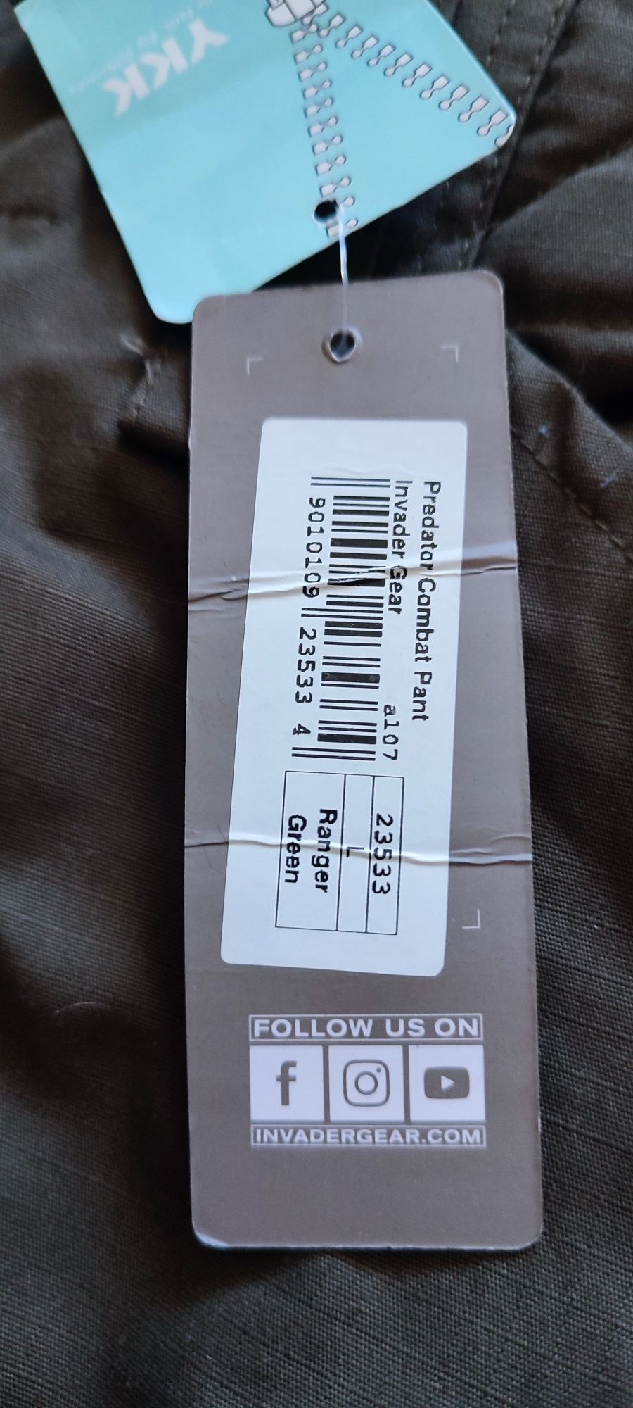 Бойові штани INVADERGEAR Predator Combat Pant р.L Ranger Green