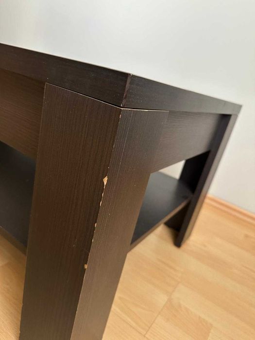 Stół do salonu, ciemny brąz