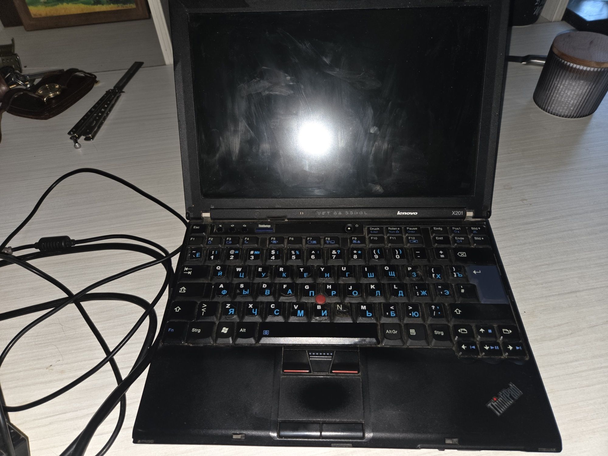 Thinkpad x201 Lenovo, б/у ноутбук, вживаний ноут