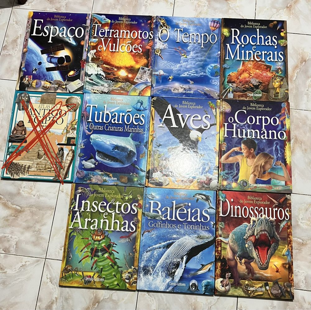 Coleção completa de livros,  “Biblioteca do jovem explorador”