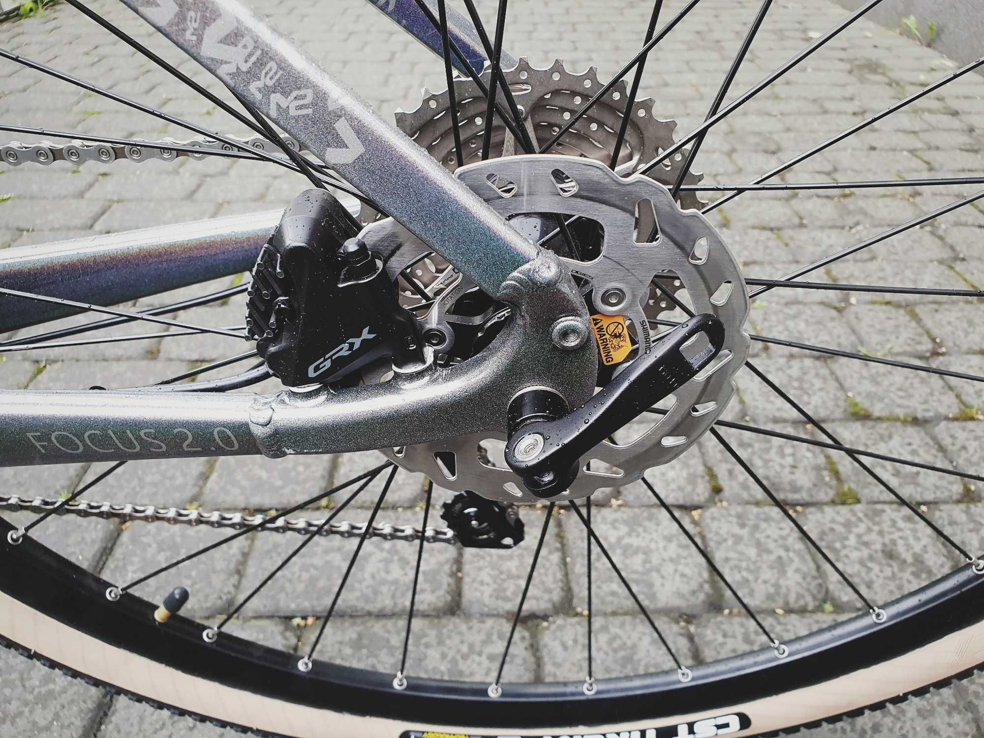 SM Storm Focus, rozm. 54cm, 58cm, tęcza, gravel, 2x10, grx, -25%