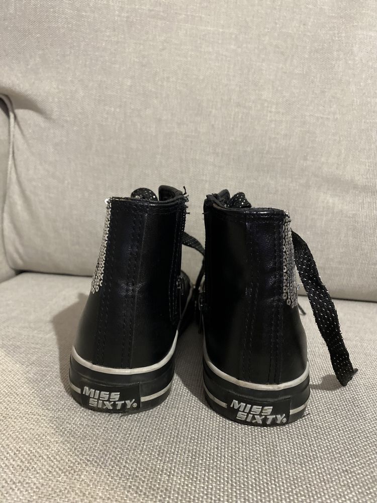 Buty dziecięce trampki Miss Sixty rozmiar 33 czarne