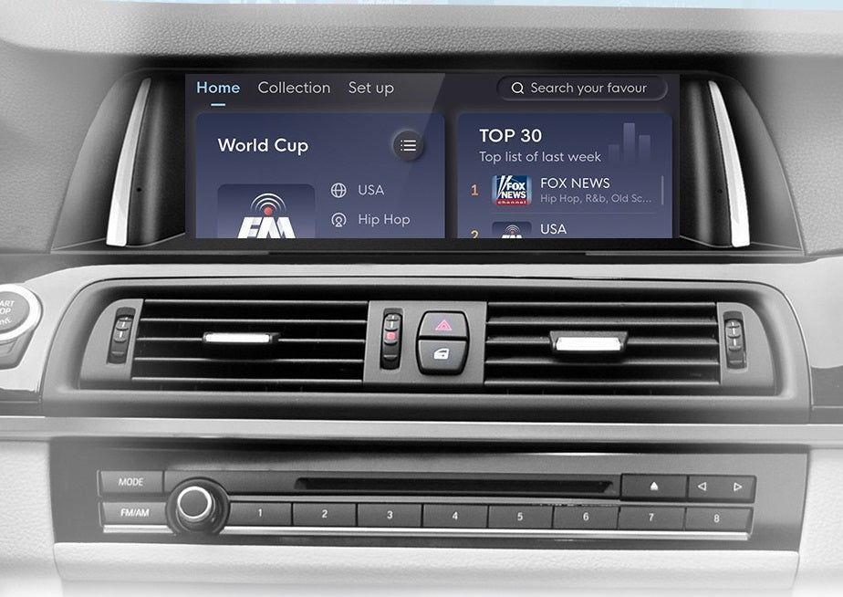 Radio Android CarPlay 4GB+64GB BMW 5 F10/F11 NBT/CIC