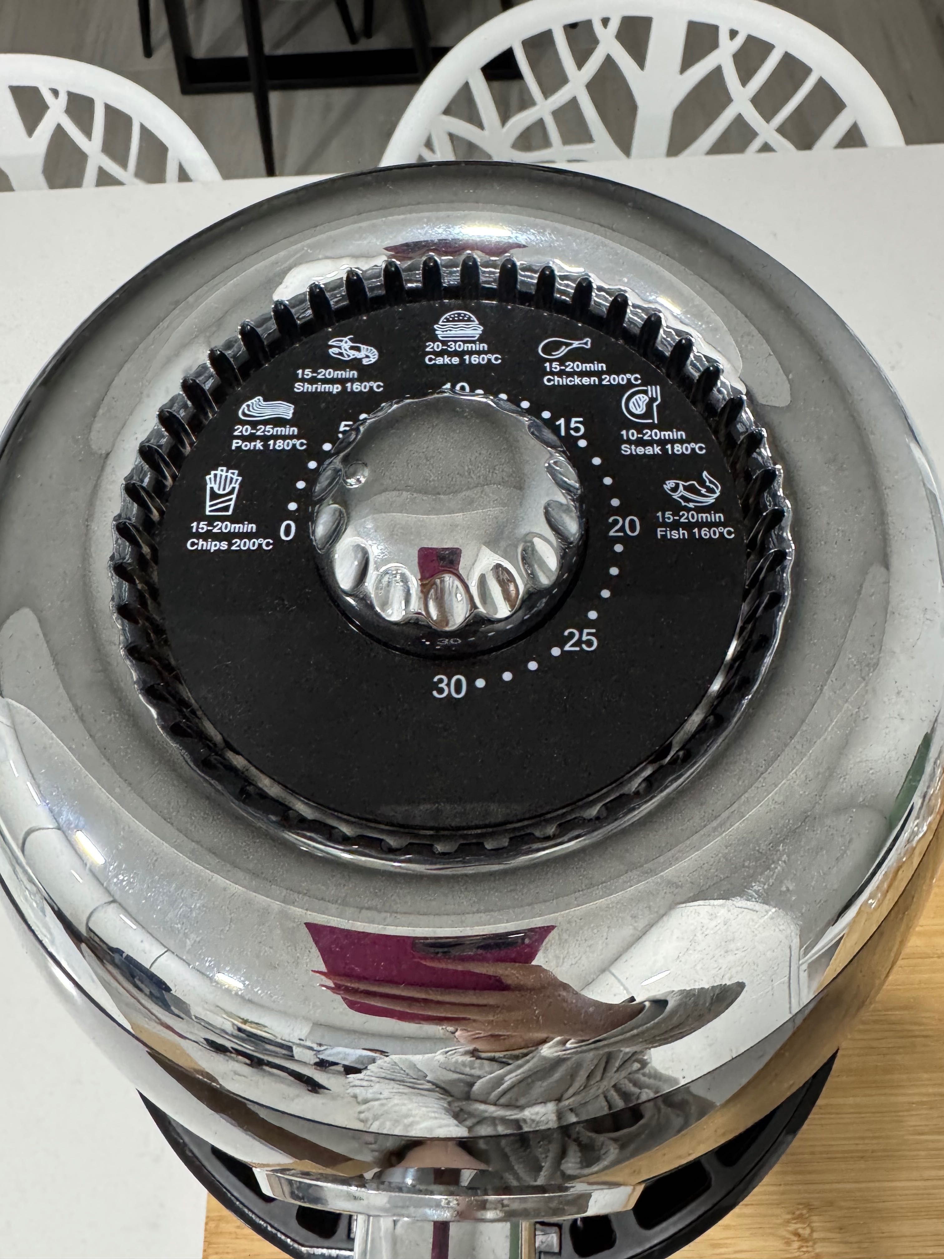 Air fryer preta - espaço casa