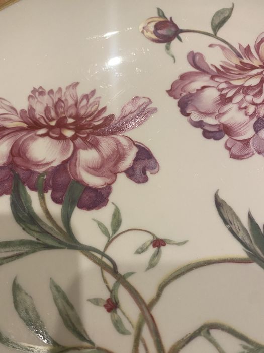 Talerz do ciasta , patera PEONIE