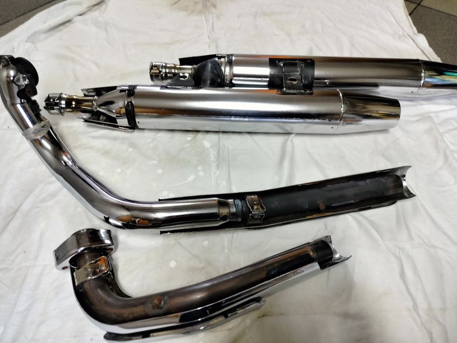 Kompletny układ wydechowy tłumik do Yamahy drag star xvs1100