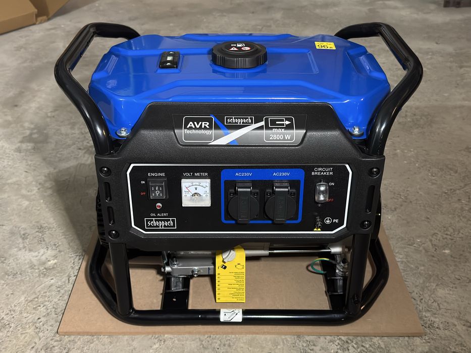 Бензогенератор Scheppach 2.8 кВт, новий