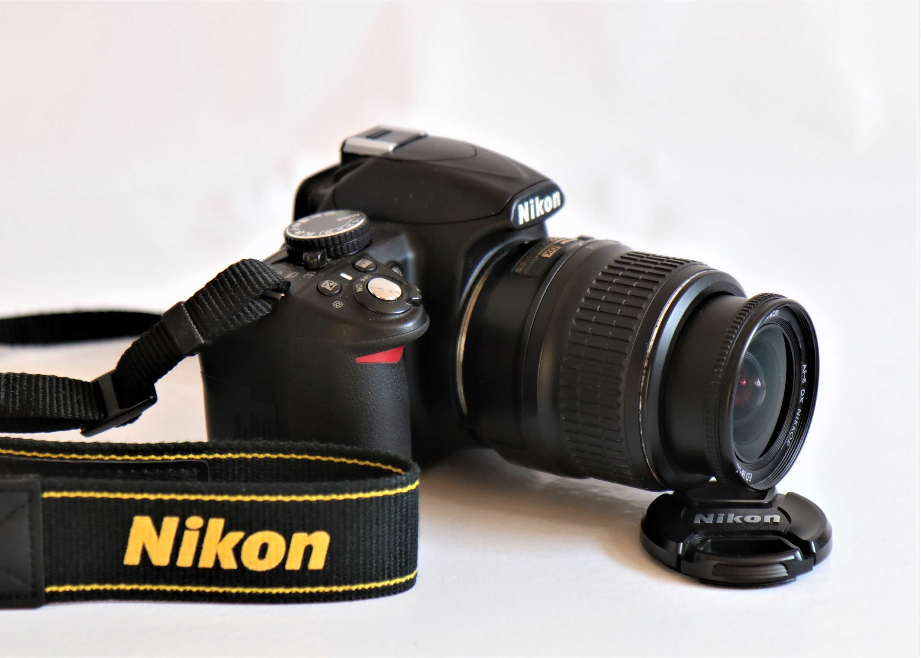 Nikon D3100 com lente Nikon 18-55mm máquina fotográfica digital
