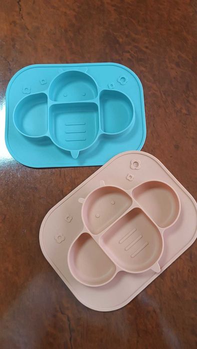 Силіконова тарілочка для малюків