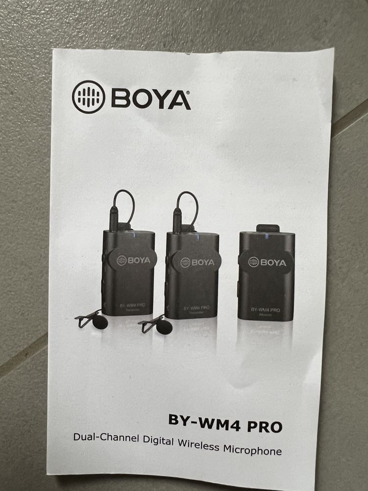 Boya BY-WM4 Pro - mikrofon bezprzewodowy NOWY