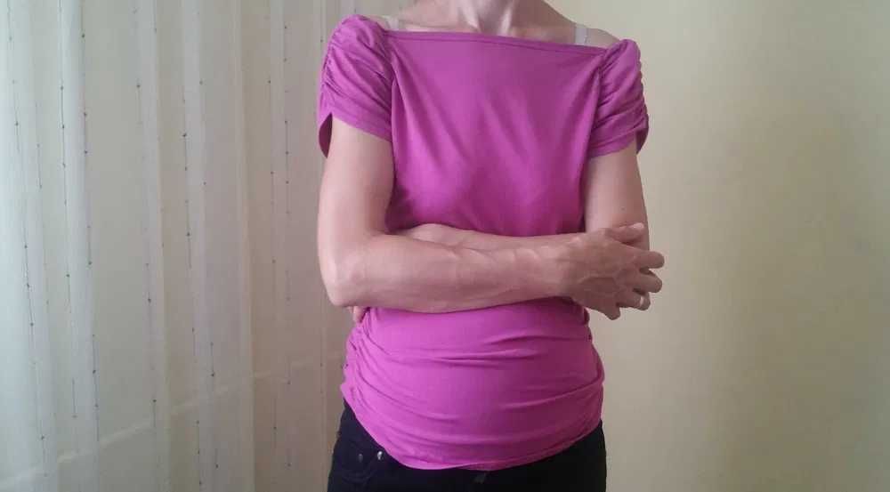 bluzka ciążowa purpurowa orsay rozmiar M