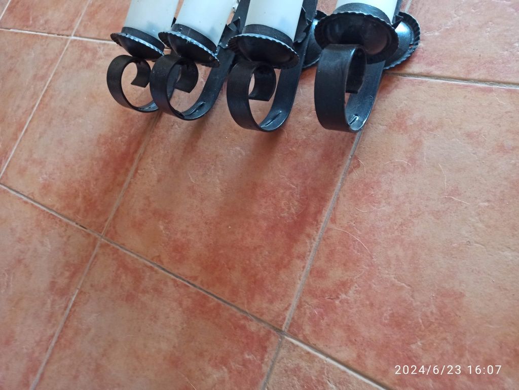 Conjunto 4 apliques de parede