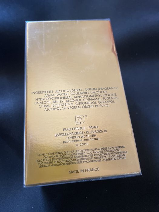 1 million Paco rabanne 50 ml edt