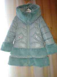 Куртка пальто зима для дівчинки