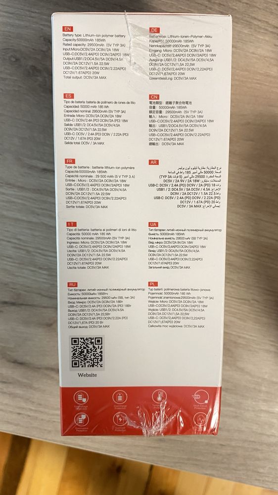 Павербанк 50000mAh