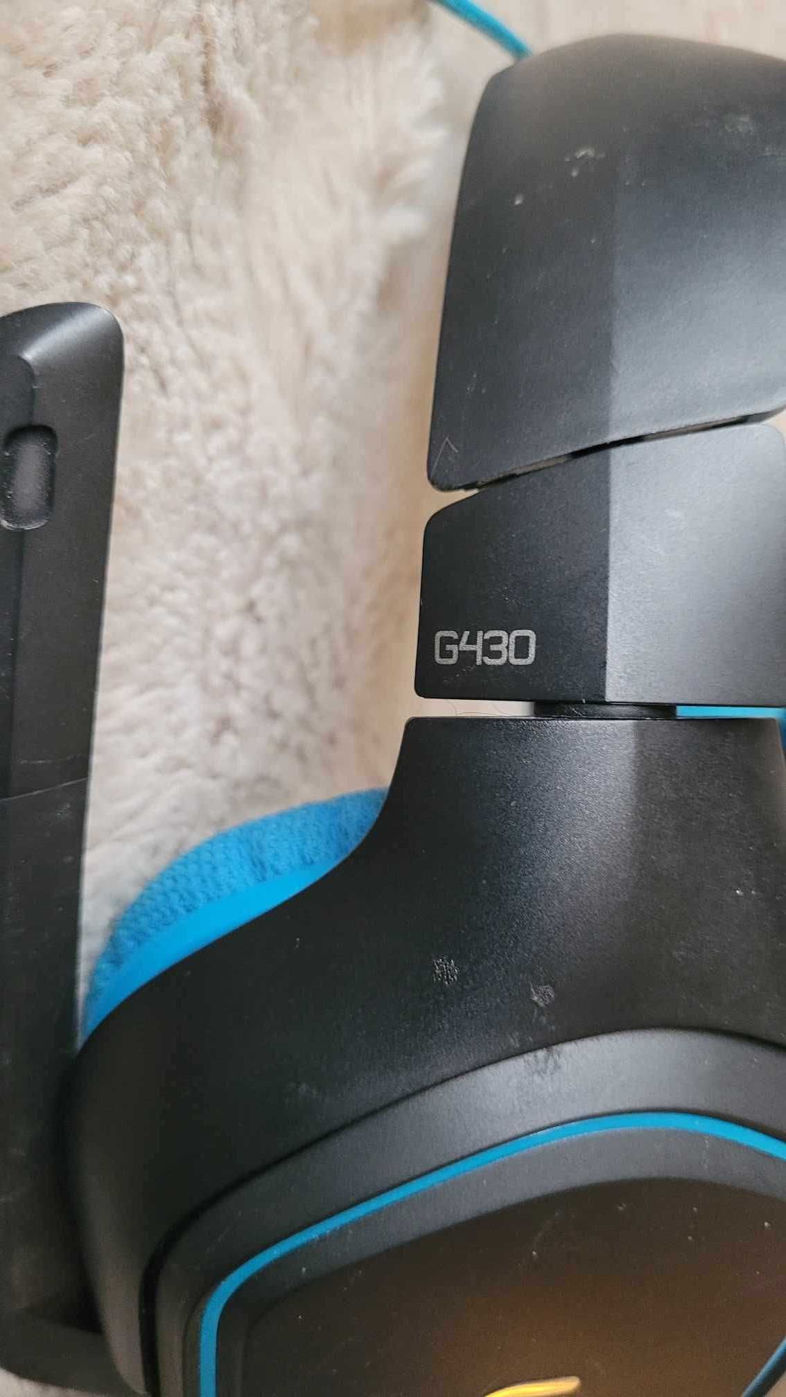 Logitech G430 słuchawki gamingowe nauczne