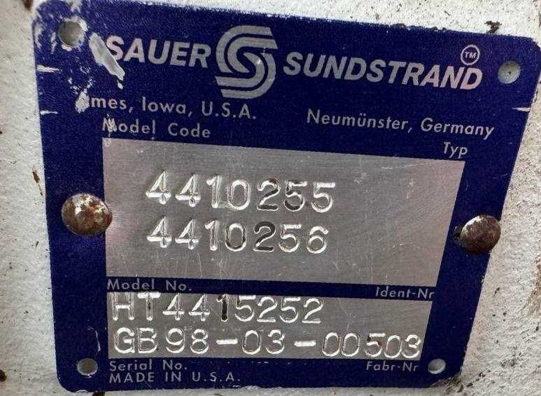 Sauer Sundstrand (Danfoss) Pompa hydrauliczna do Ładowarek Case