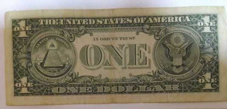 Купюра 1 доллар США 1988 года