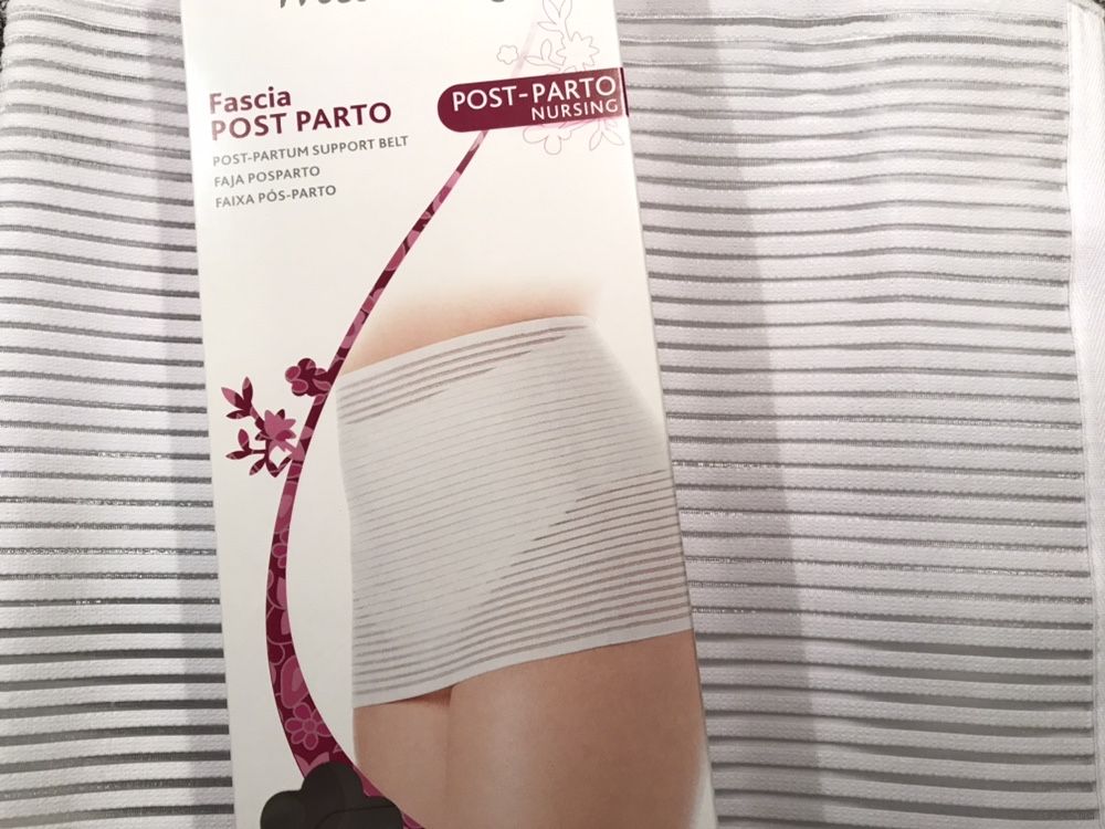 Faixa de gravida e cinta pós parto da Chicco