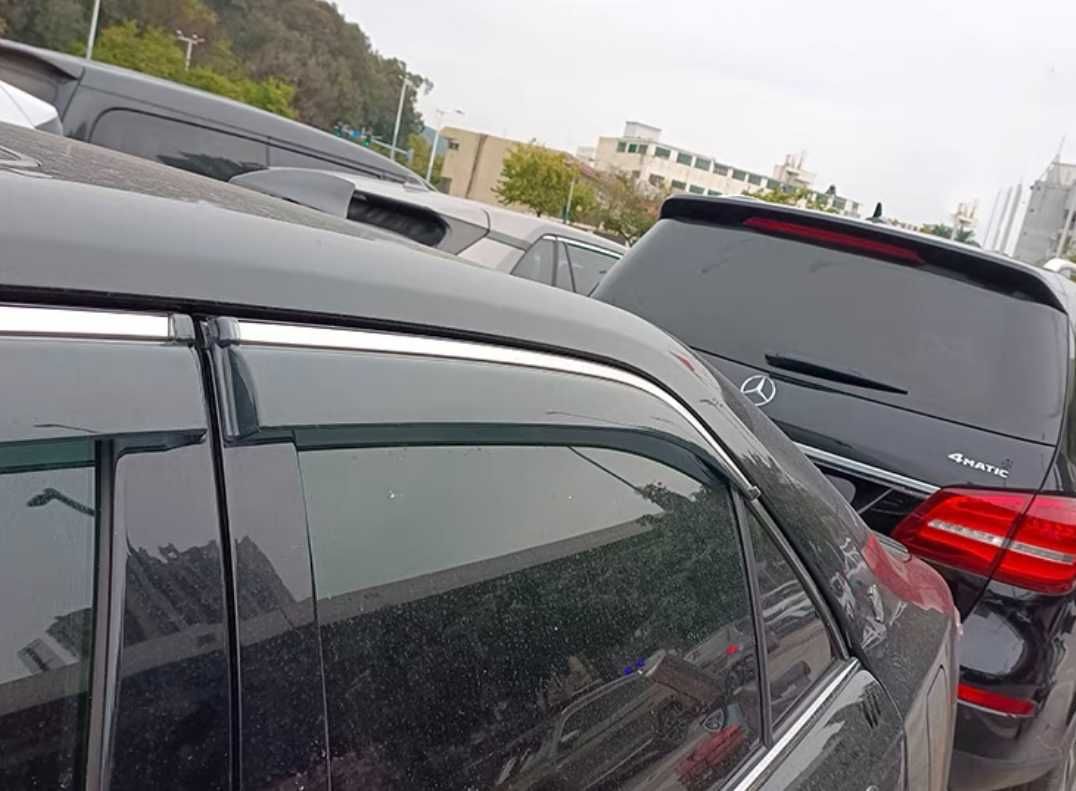 Вітровики з хромом Дефлектори вікон Toyota Camry 50 / 55 Європа