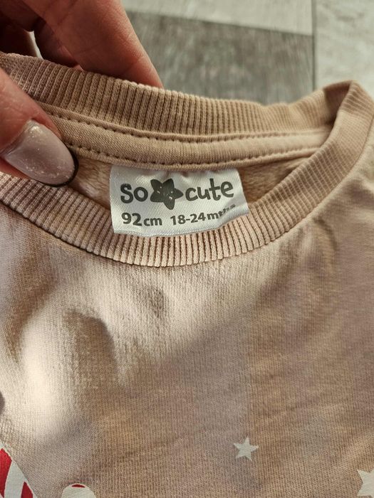 Ubrania świąteczne dla dziewczynki 86/92, 9szt.