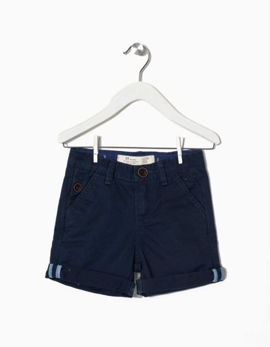 Bermudas/calções azul marinho 2/3A NOVO c/ etiqueta!