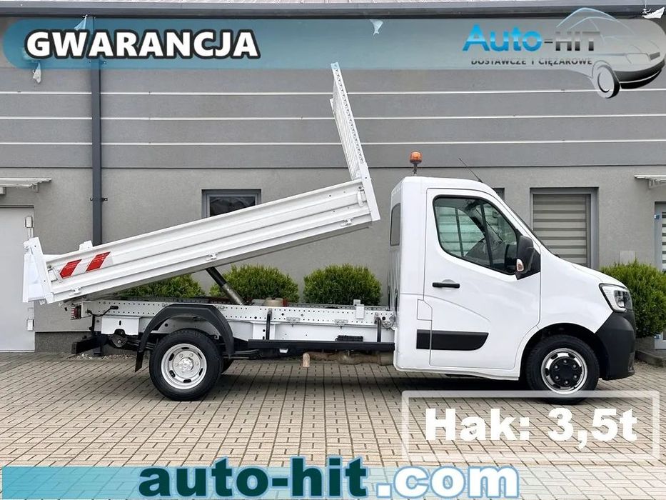 Renault Master  Wywrotka 3,30m Klima Hak:3.5t Na bliźniakach *66.900km Gwarancja
