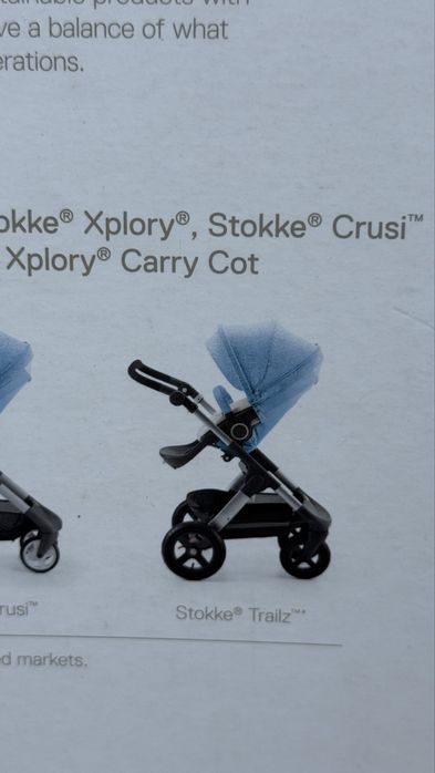 коляску Stokke Trailz 2 в 1 (люлька + прогулянковий блок)