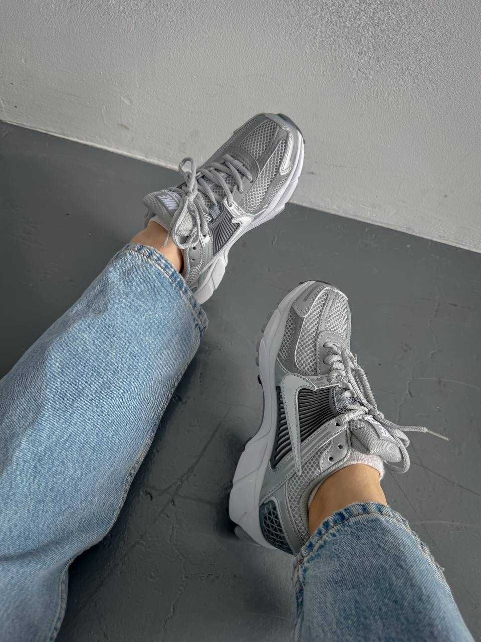 Кросівки Nike Zoom Vomero 5 Silver найк зум срібні сірі білі