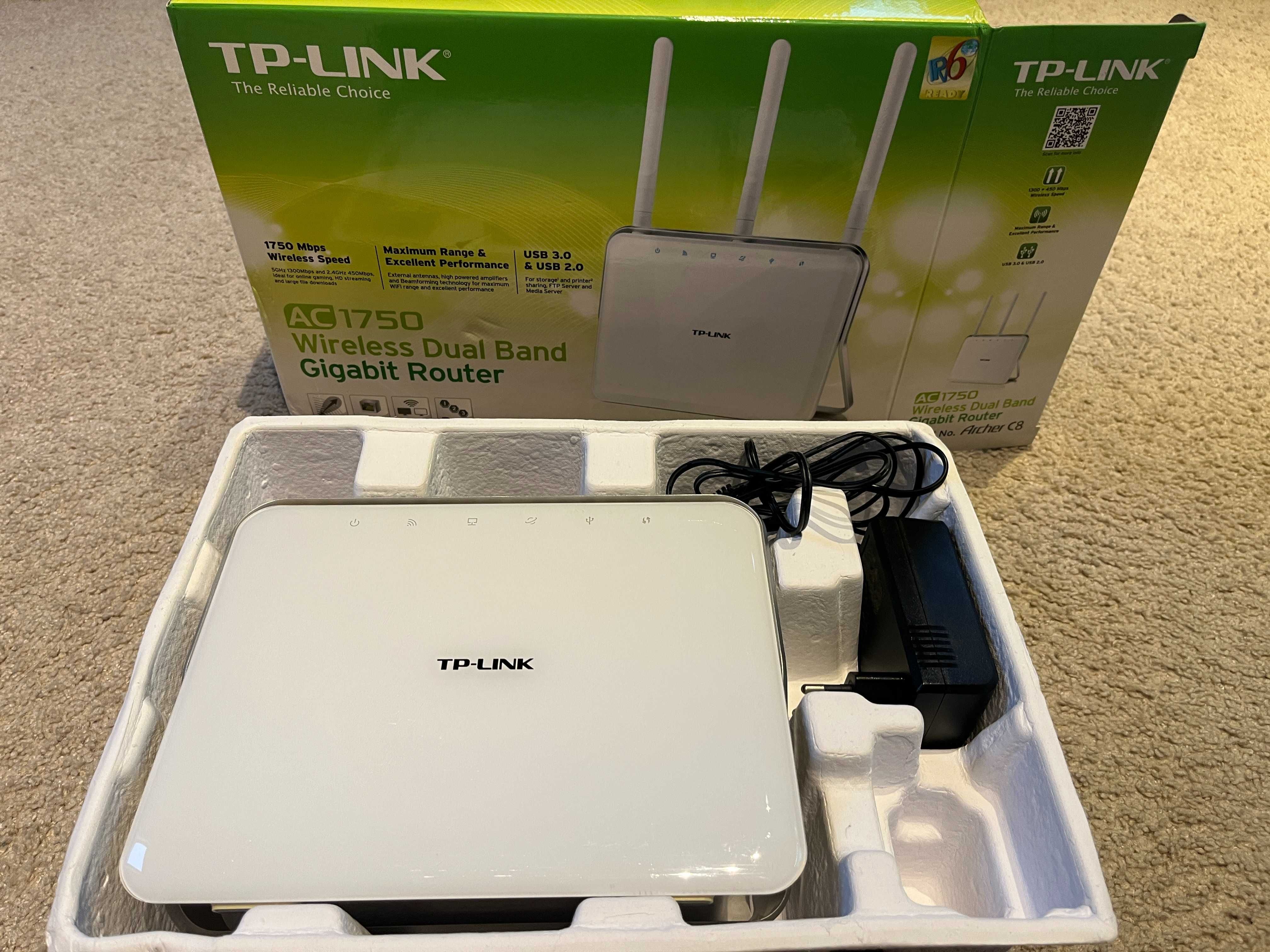 Router WiFi TP-Link AC1750 Archer C8