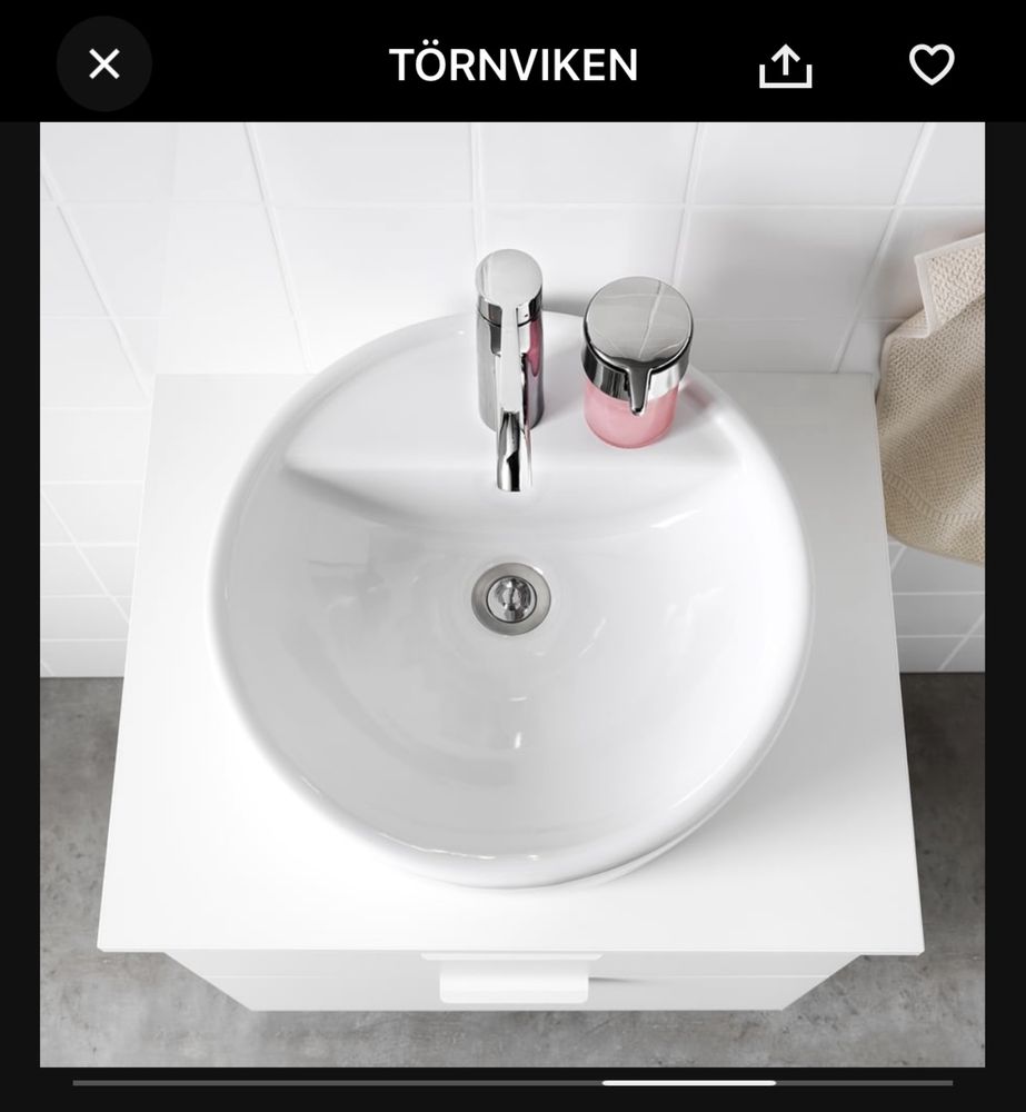 Lavatorio redondo Törnviken